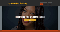 Desktop Screenshot of hairbraidingsalonwi.com