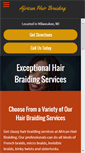 Mobile Screenshot of hairbraidingsalonwi.com